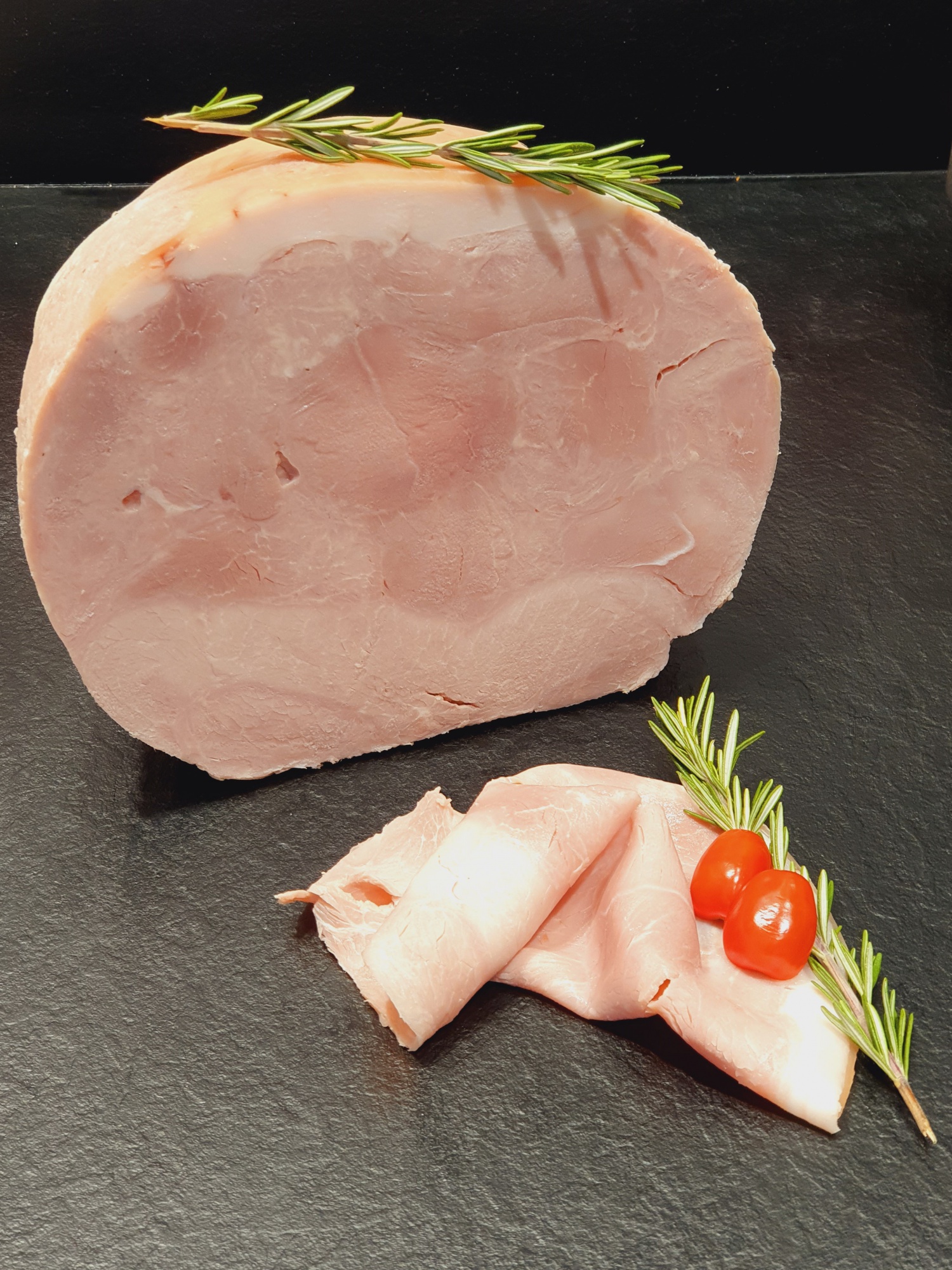 Jambon Blanc de Porcelet de Lait Tranché Découenné - Gaspor, Ferme Familiale